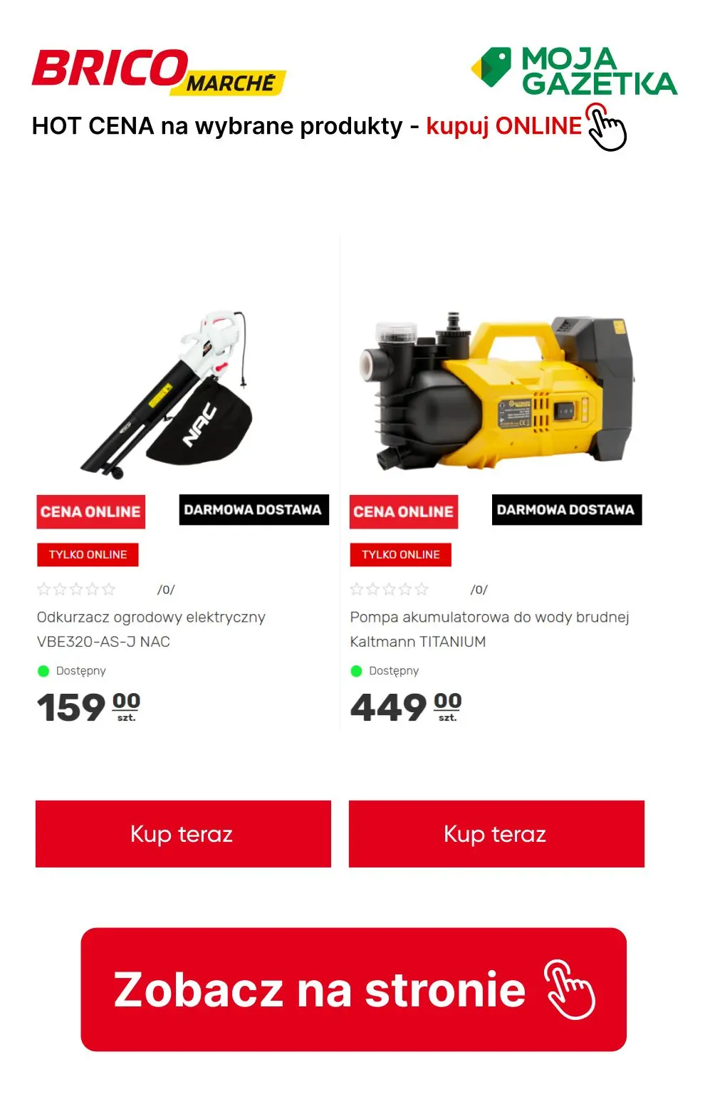 gazetka promocyjna BRICOMARCHE HOT Cena Online - zobacz swoje produkty w gorących cenach!  - Strona 12