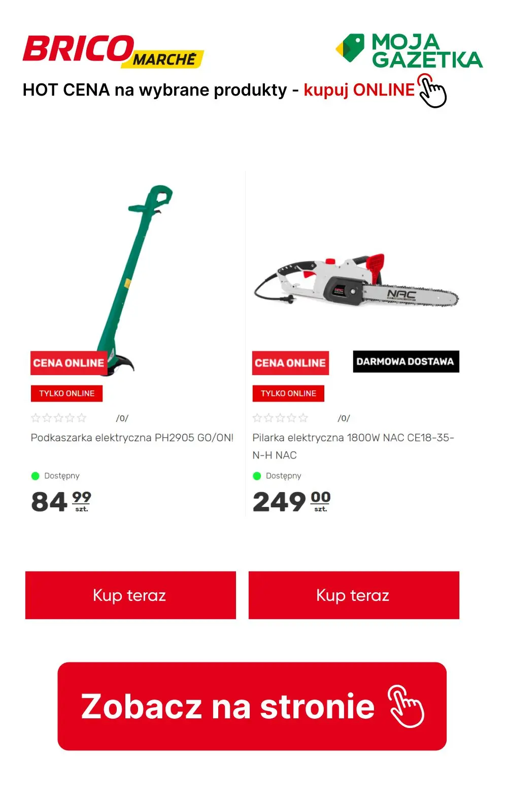 gazetka promocyjna BRICOMARCHE HOT Cena Online - zobacz swoje produkty w gorących cenach!  - Strona 13