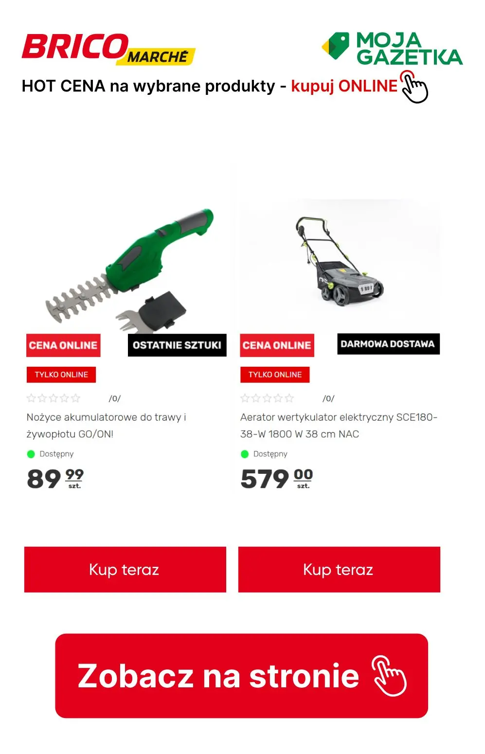 gazetka promocyjna BRICOMARCHE HOT Cena Online - zobacz swoje produkty w gorących cenach!  - Strona 14