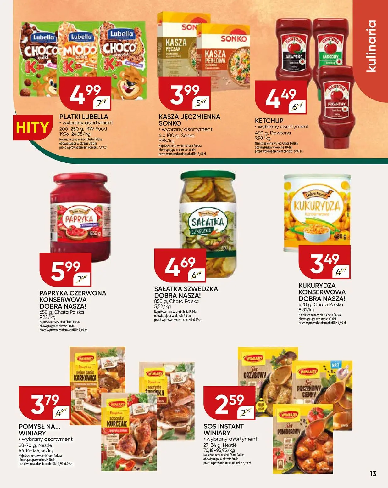 gazetka promocyjna Chata Polska - Strona 13