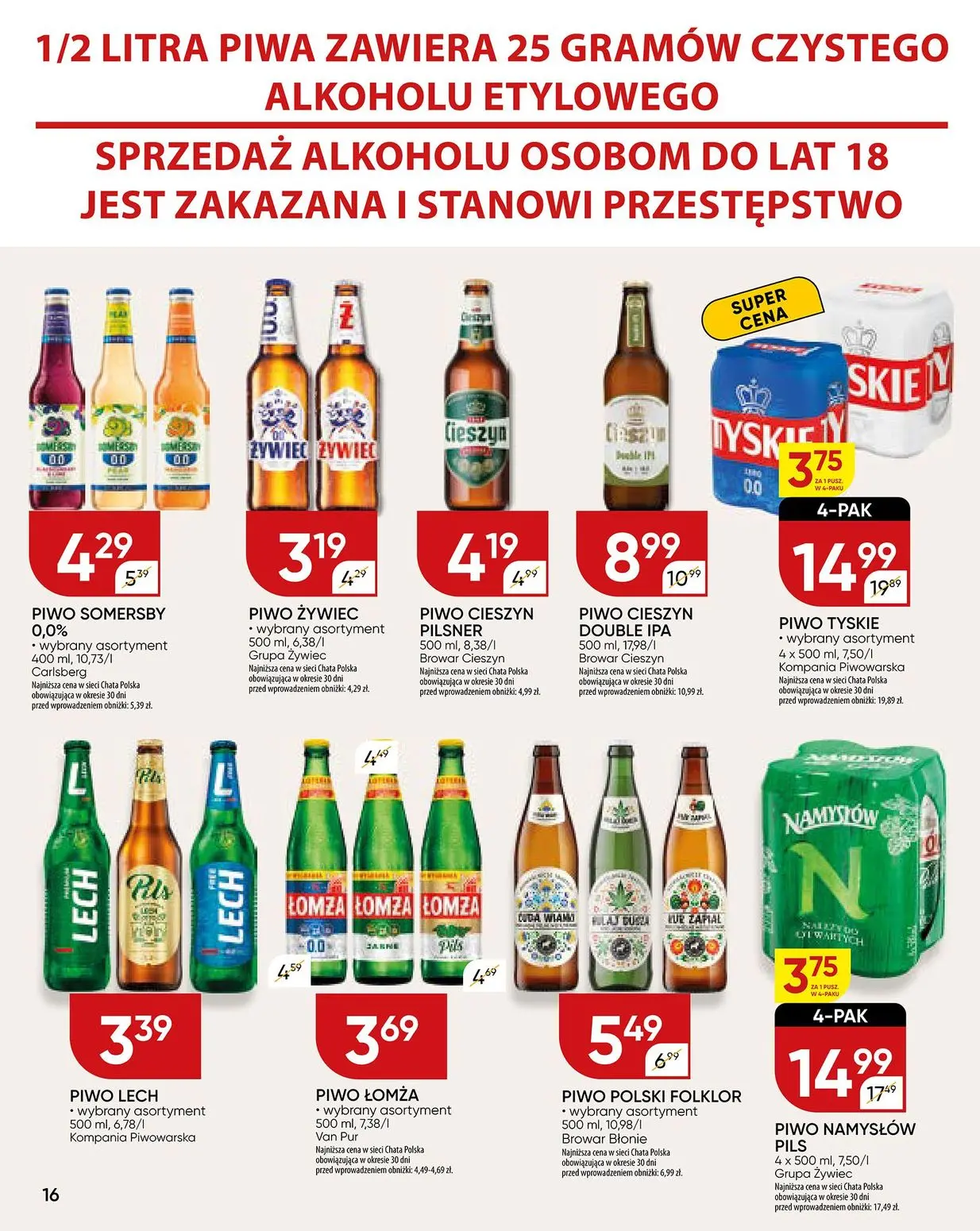 gazetka promocyjna Chata Polska - Strona 16