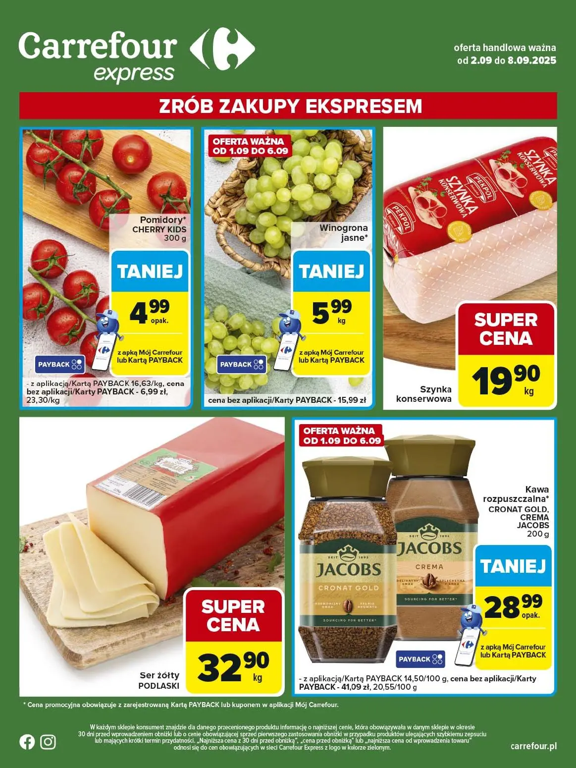 gazetka promocyjna Carrefour Express Zrób zakupy ekspresem - Strona 1