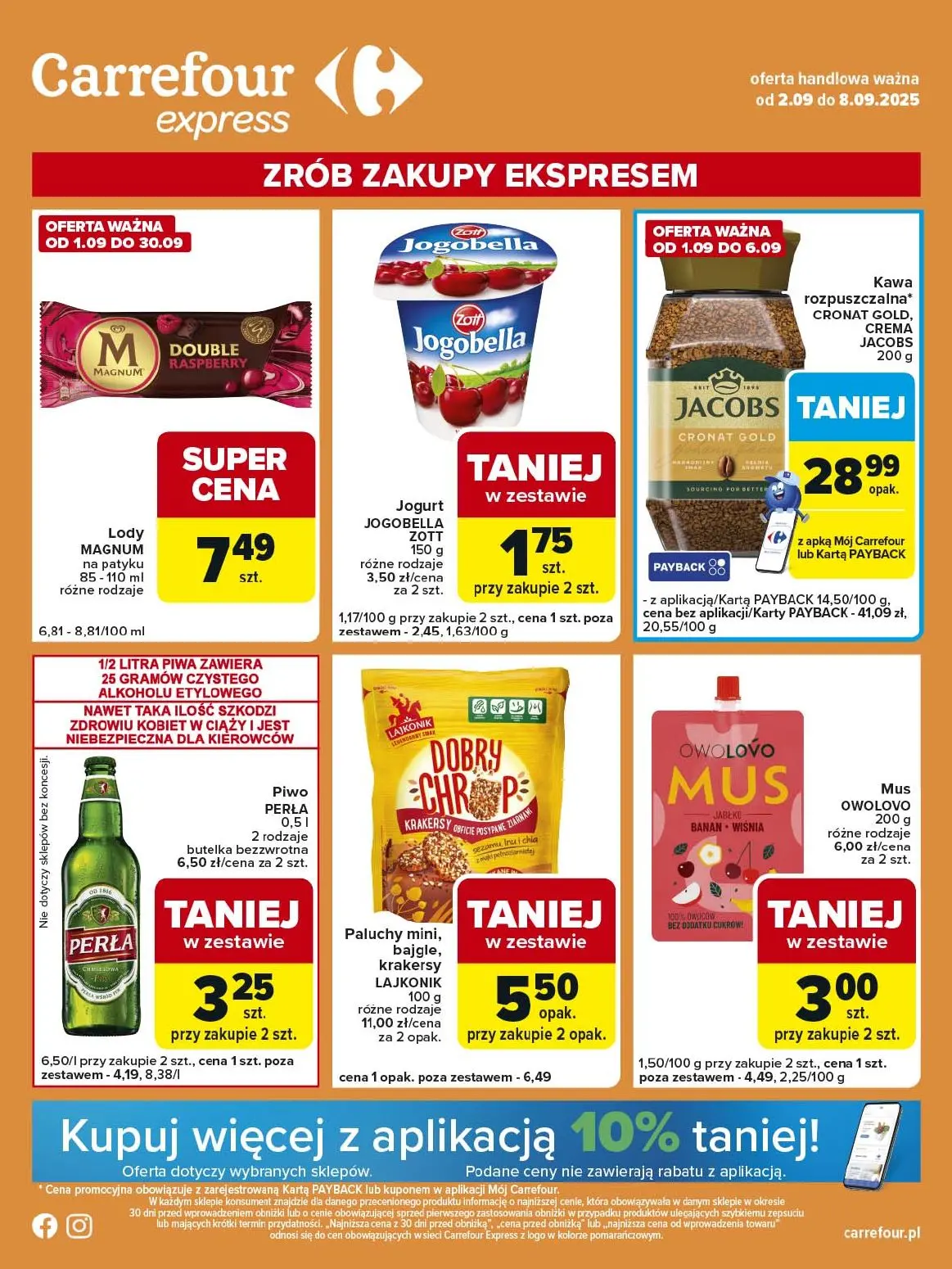 gazetka promocyjna Carrefour Express Zrób zakupy ekspresem - Strona 1