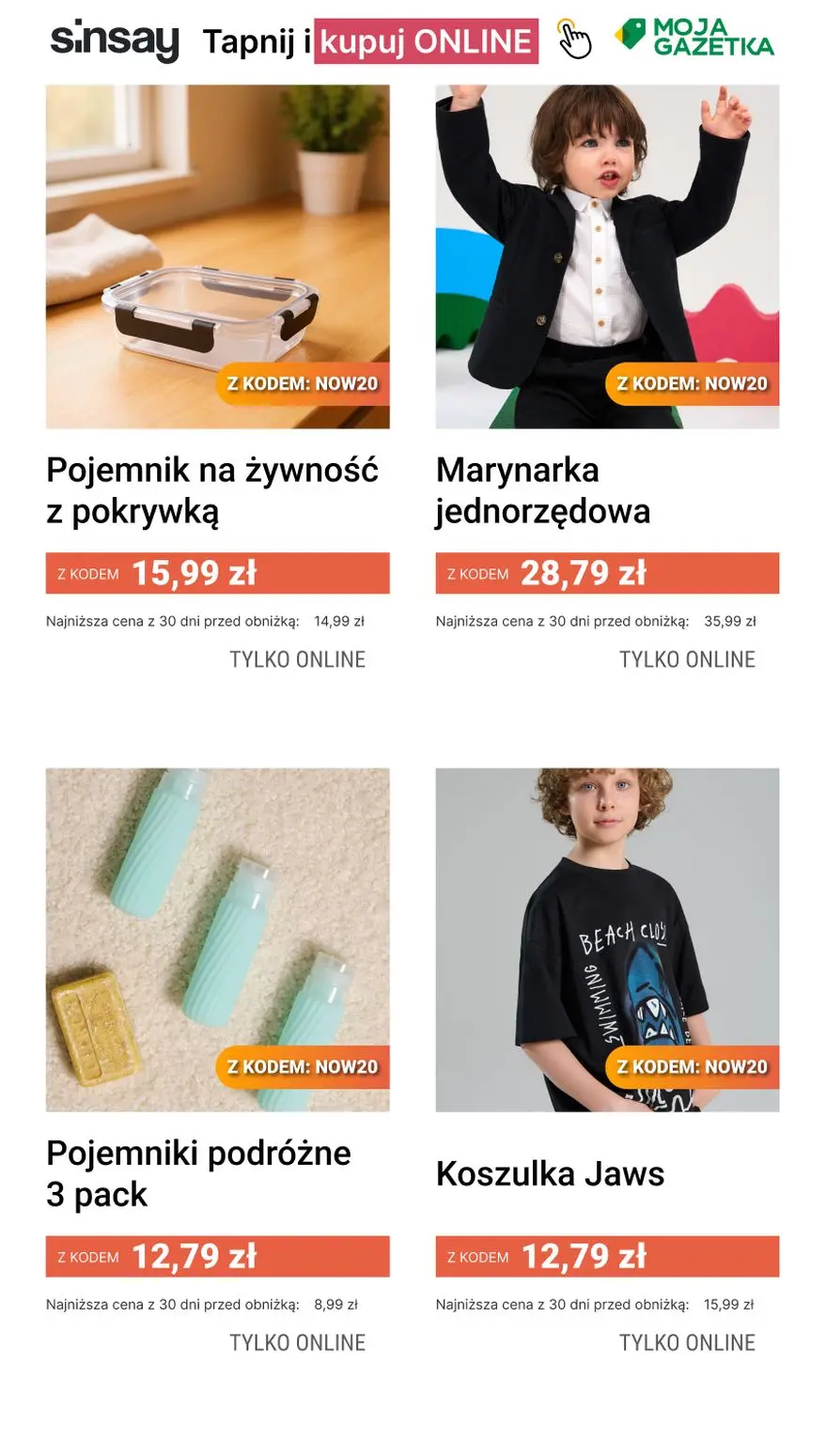 gazetka promocyjna Sinsay 🍂 [-20%] na wybrane produkty 🍂 - Strona 2