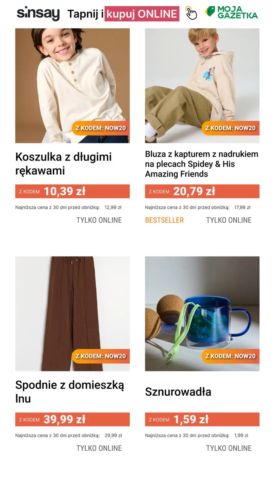 gazetka promocyjna Sinsay 🍂 [-20%] na wybrane produkty 🍂 - Strona 3