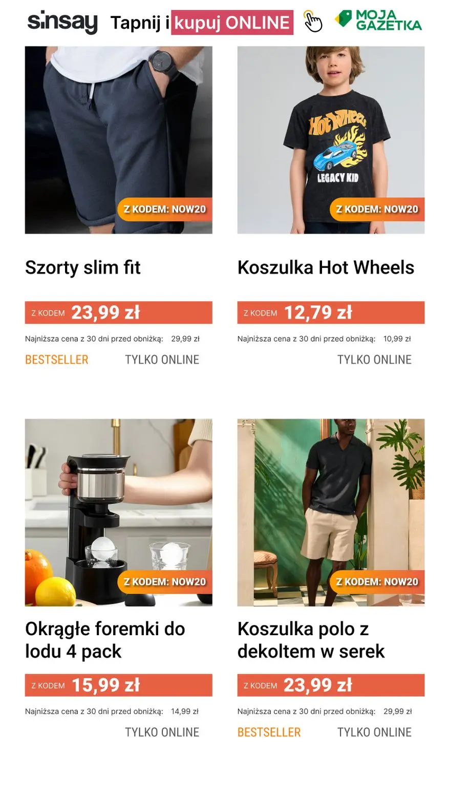 gazetka promocyjna Sinsay 🍂 [-20%] na wybrane produkty 🍂 - Strona 4