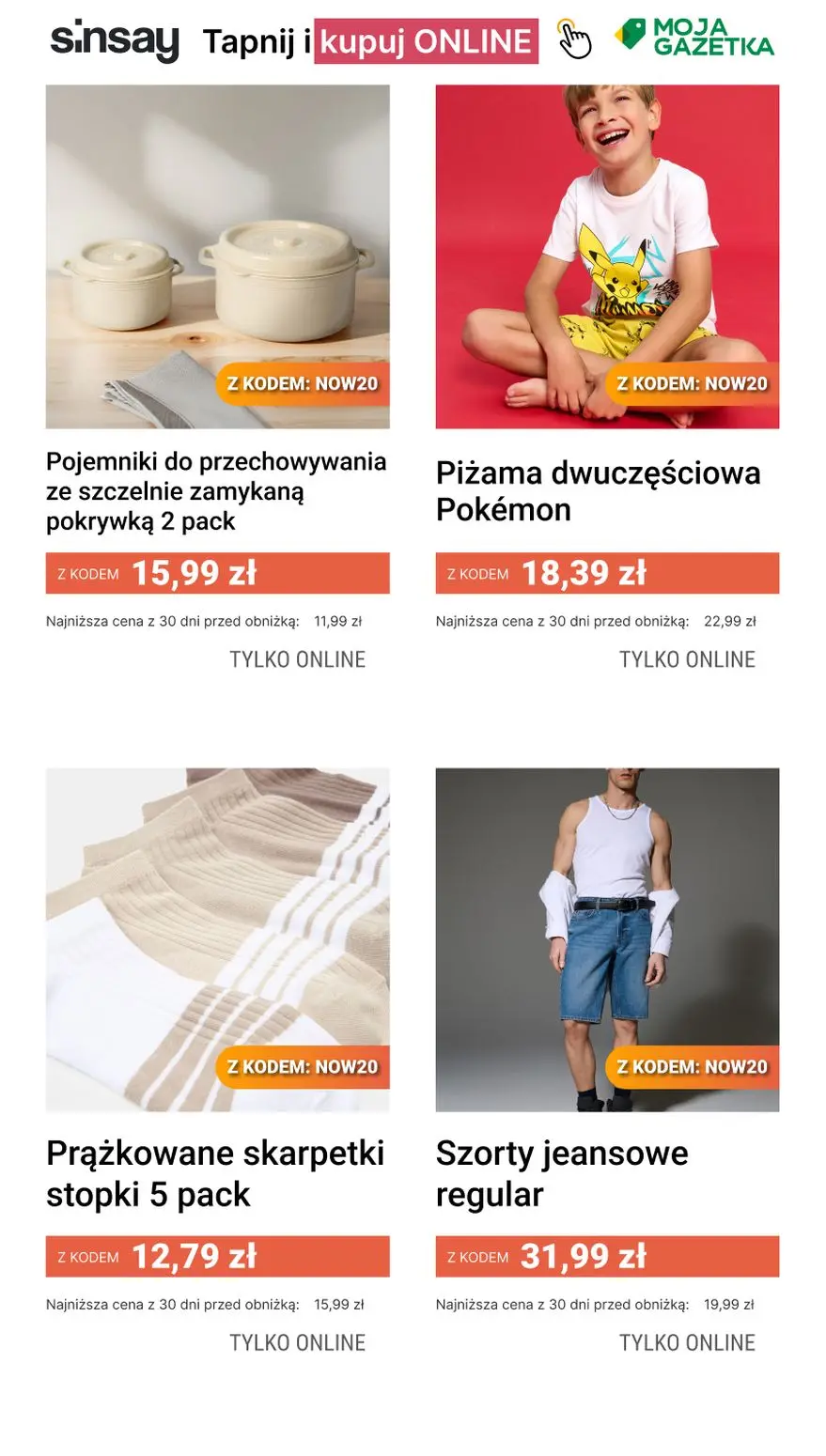 gazetka promocyjna Sinsay 🍂 [-20%] na wybrane produkty 🍂 - Strona 6