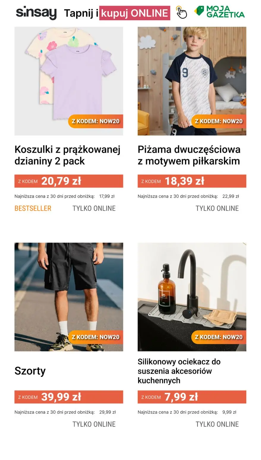 gazetka promocyjna Sinsay 🍂 [-20%] na wybrane produkty 🍂 - Strona 7