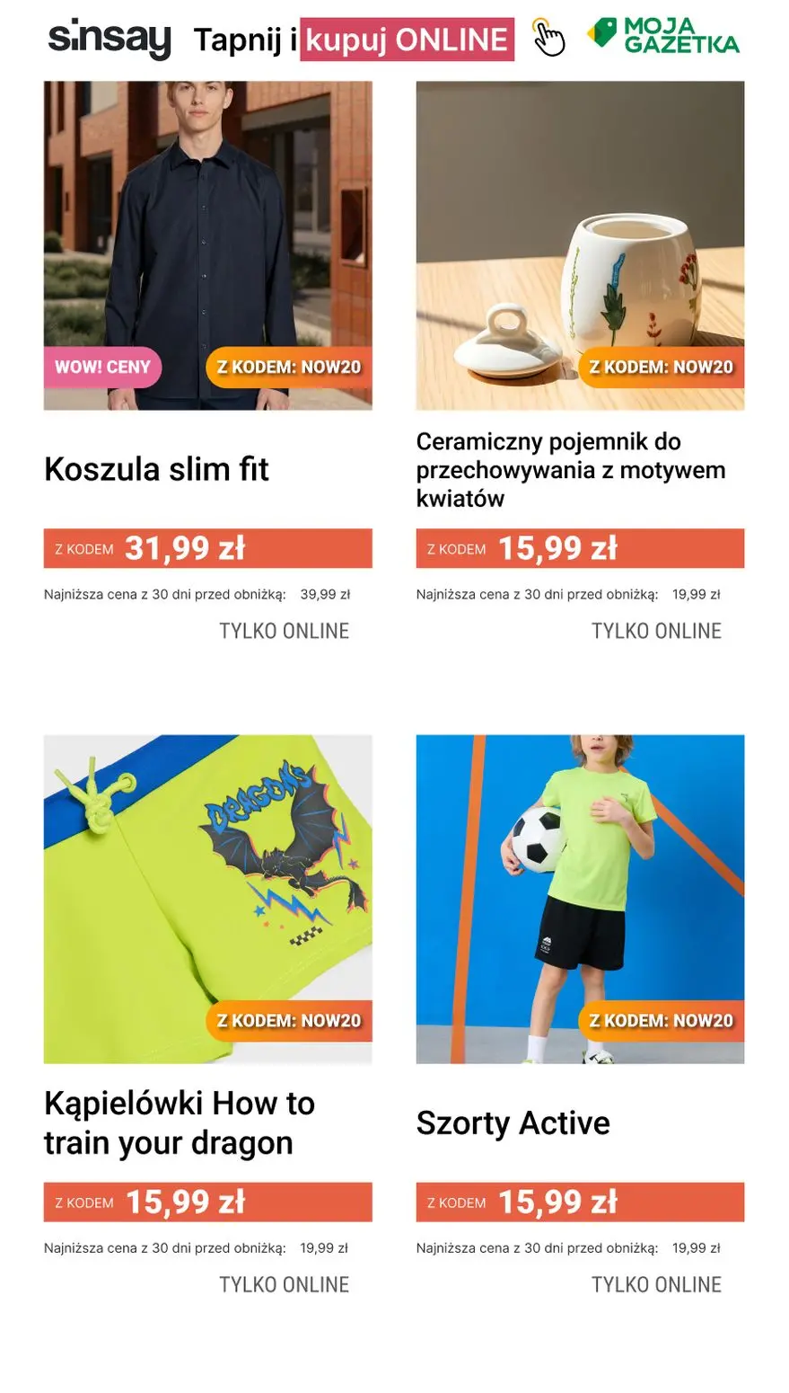 gazetka promocyjna Sinsay 🍂 [-20%] na wybrane produkty 🍂 - Strona 8