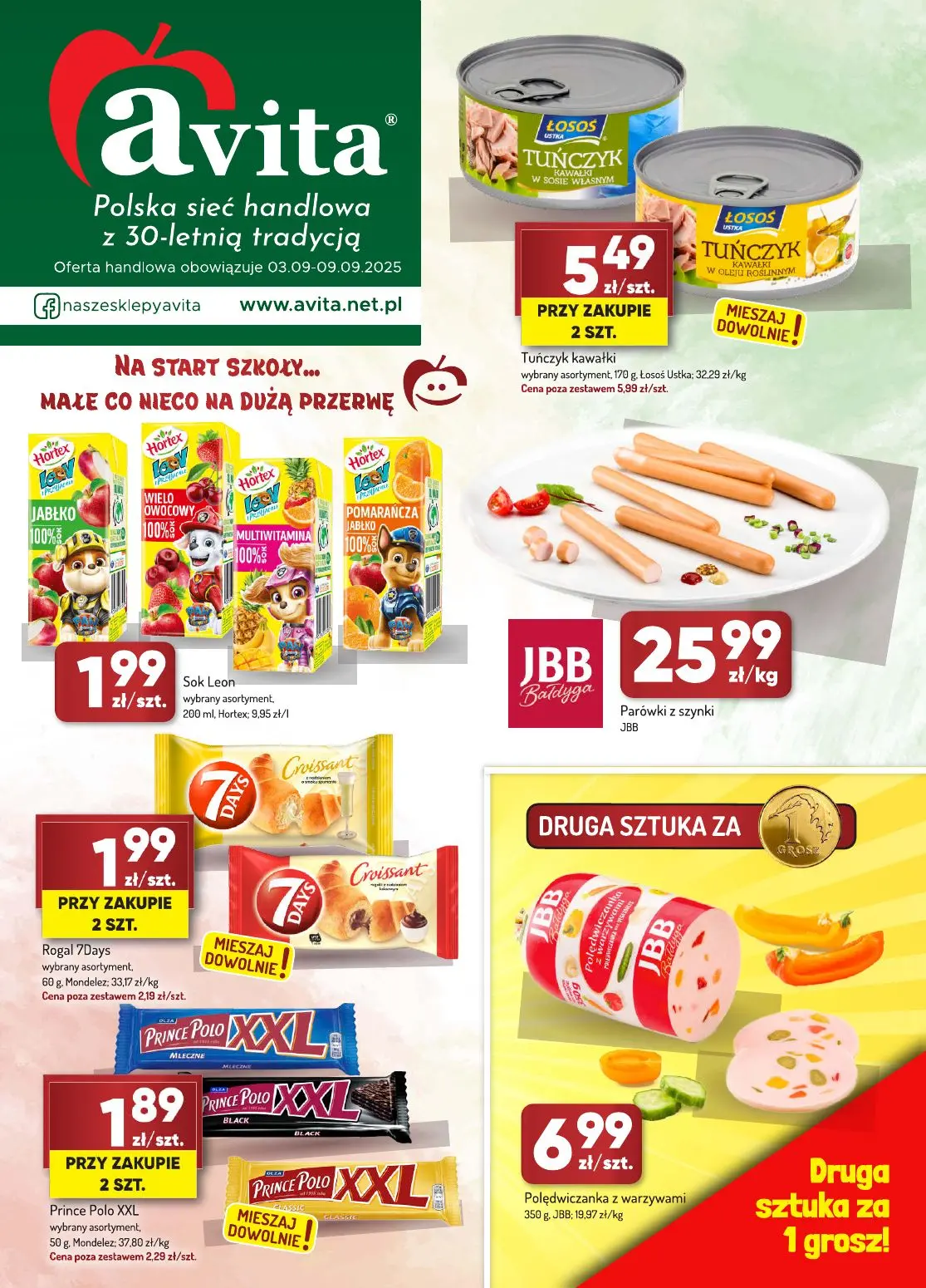 gazetka promocyjna Avita Na start szkoły - Strona 1