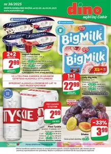 Gazetka promocyjna dino, ważna od 2025-09-03 do 2025-09-09.