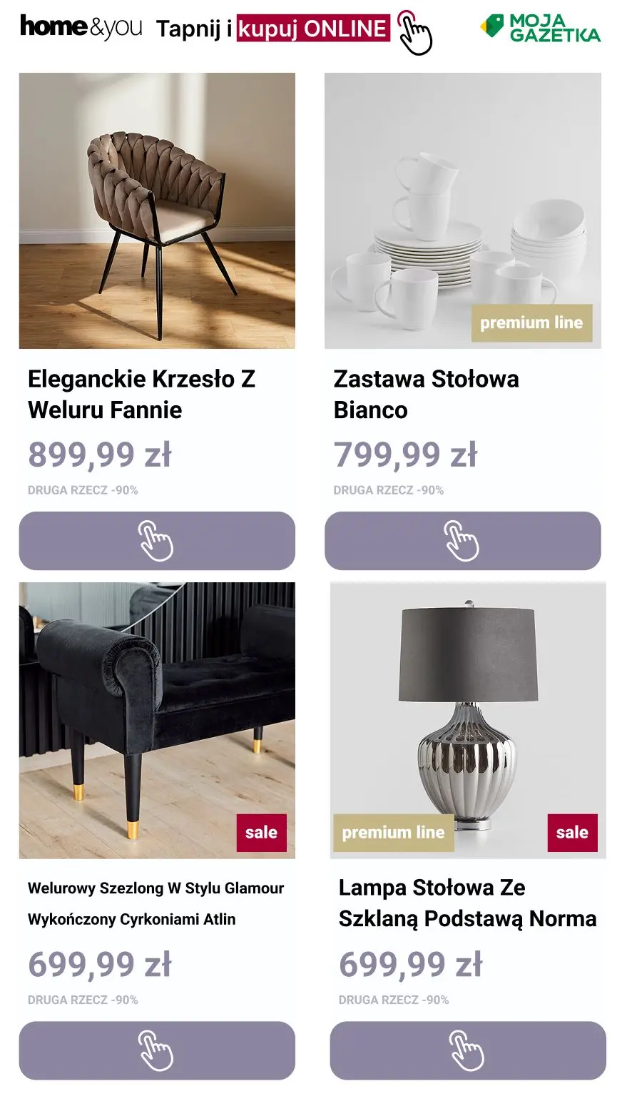 gazetka promocyjna home&you Druga rzecz -90% - Strona 2