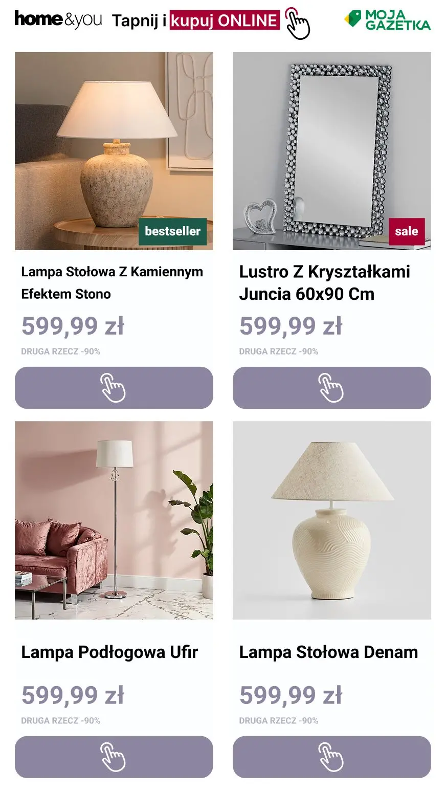gazetka promocyjna home&you Druga rzecz -90% - Strona 3
