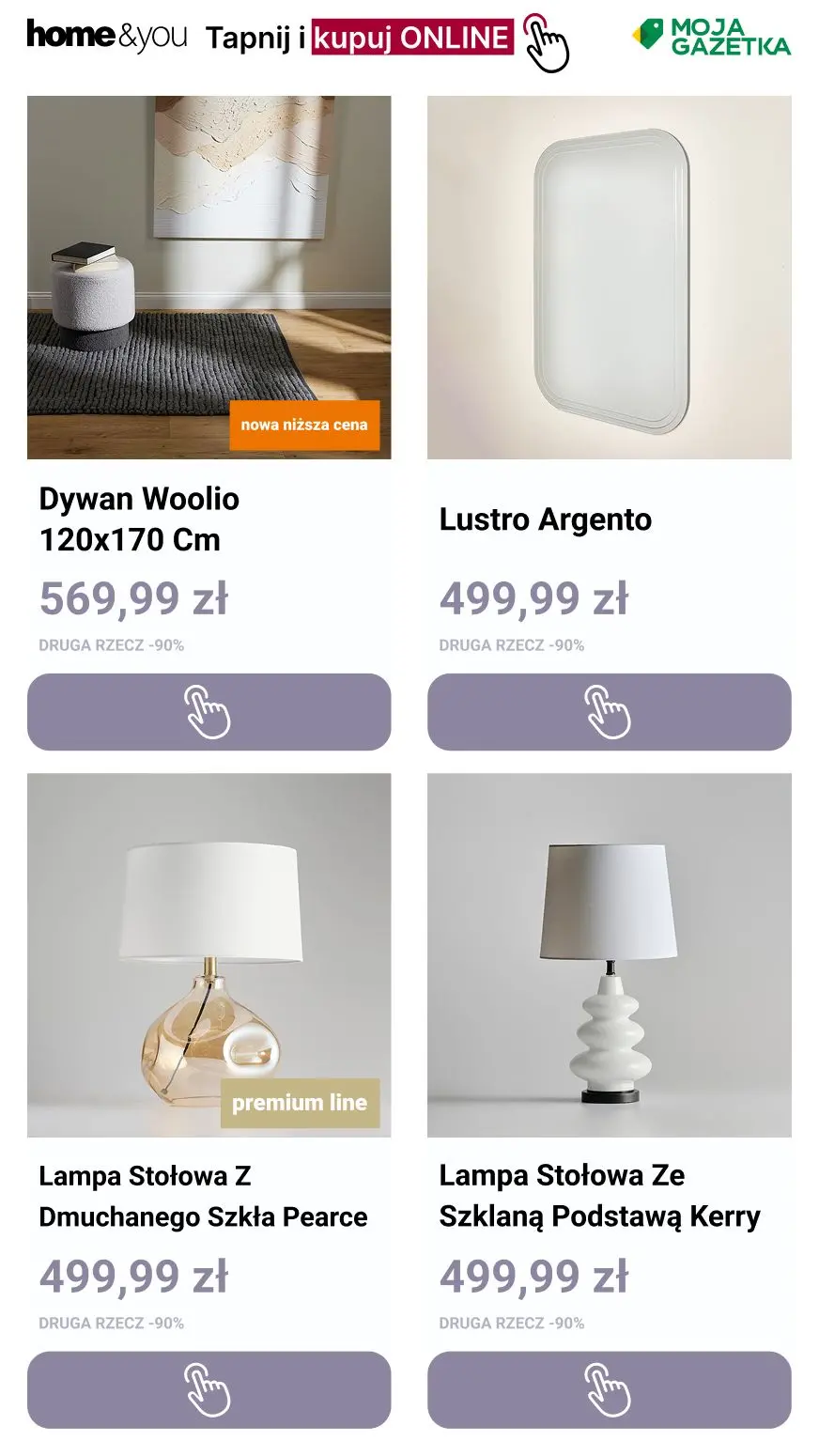 gazetka promocyjna home&you Druga rzecz -90% - Strona 4