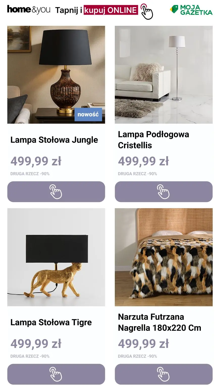 gazetka promocyjna home&you Druga rzecz -90% - Strona 6