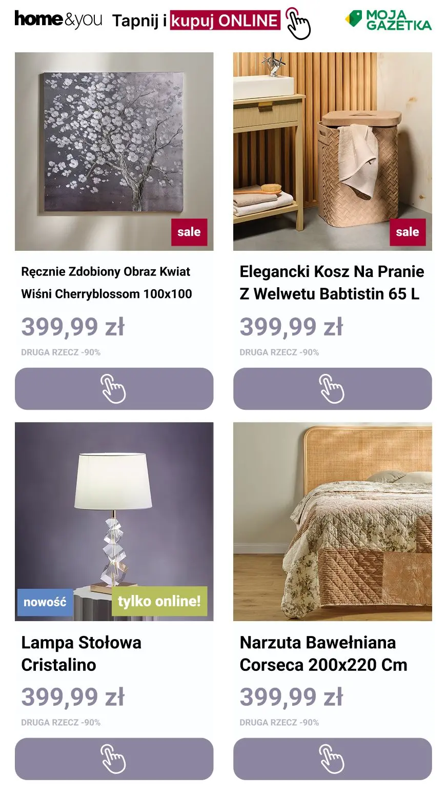 gazetka promocyjna home&you Druga rzecz -90% - Strona 8