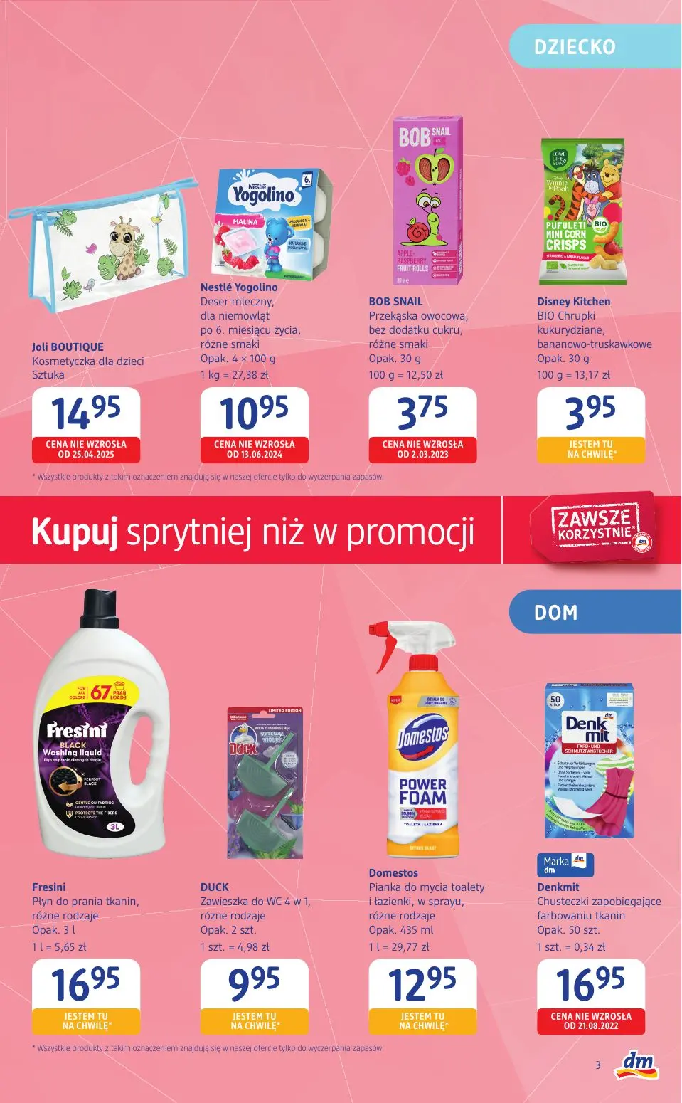 gazetka promocyjna Drogeria dm Kupuj sprytniej niż w promocji - Strona 3