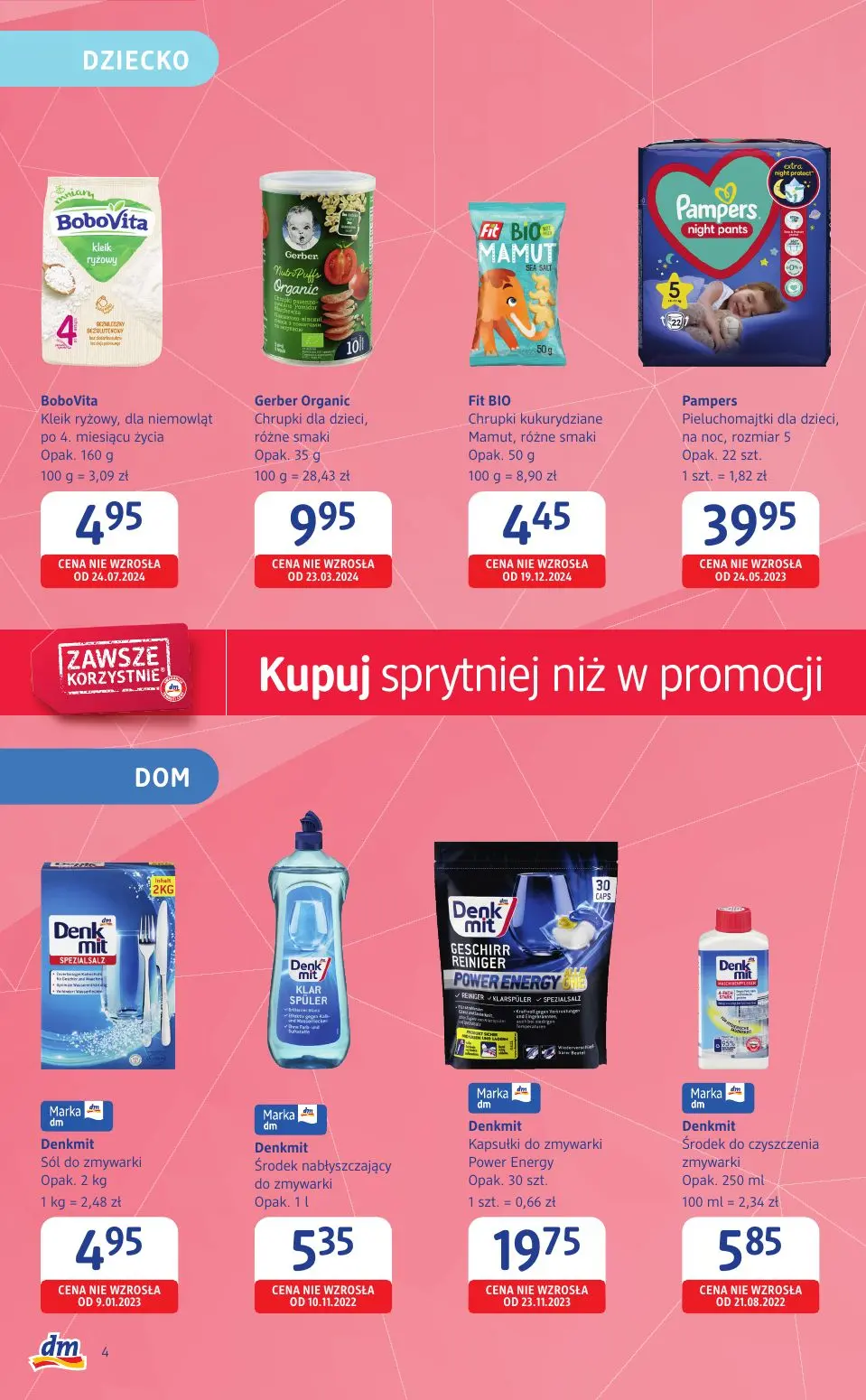 gazetka promocyjna Drogeria dm Kupuj sprytniej niż w promocji - Strona 4