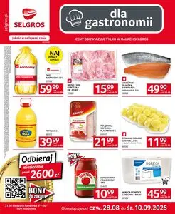 Gazetka promocyjna SELGROS, ważna od 2025-08-28 do 2025-09-10.