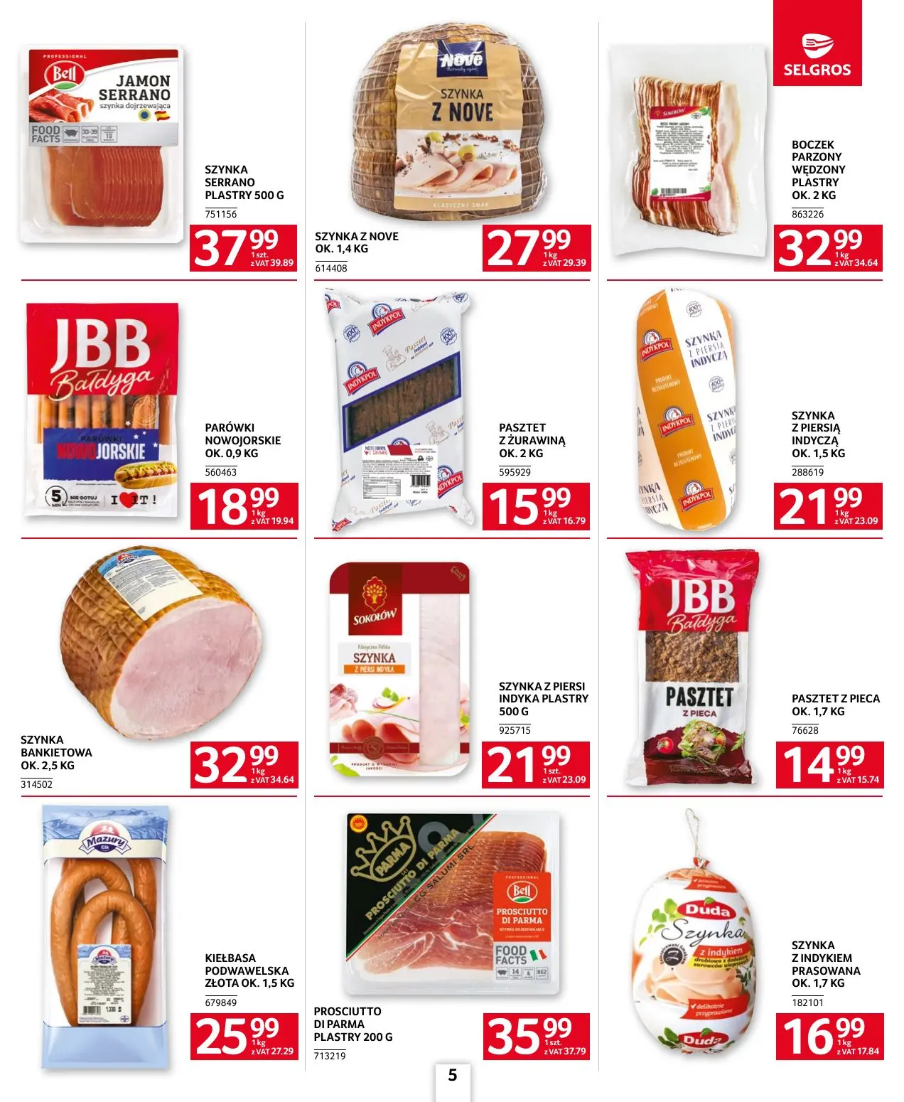 gazetka promocyjna SELGROS Oferta dla gastronomii - Strona 5