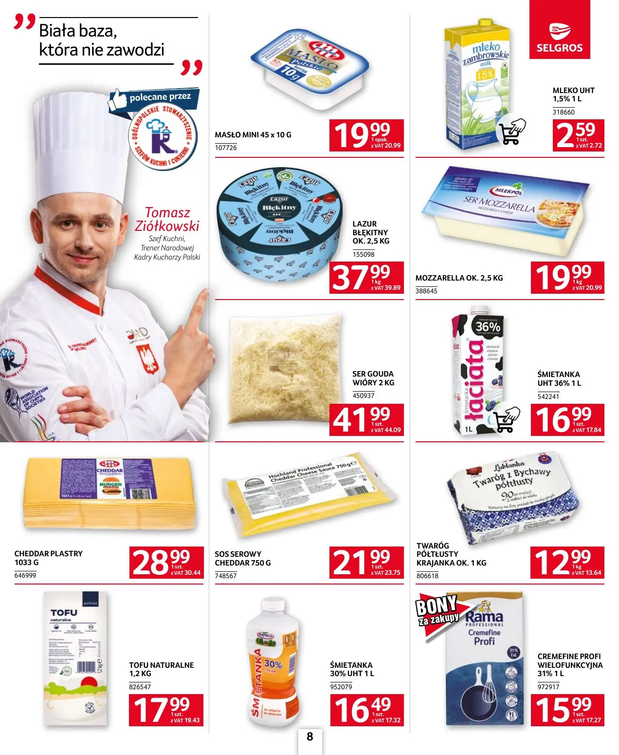 gazetka promocyjna SELGROS Oferta dla gastronomii - Strona 8