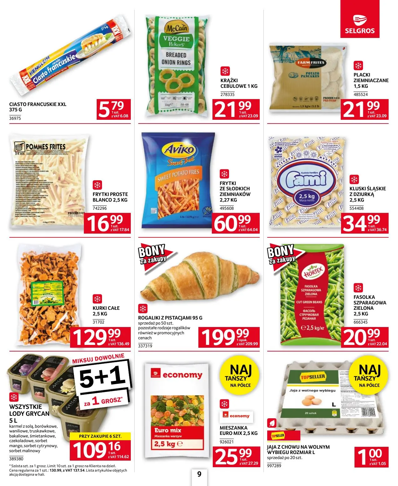 gazetka promocyjna SELGROS Oferta dla gastronomii - Strona 9