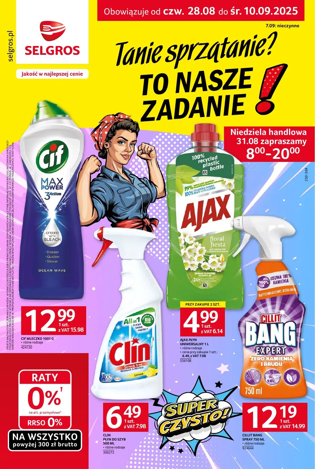 gazetka promocyjna SELGROS Katalog Sprzątanie - Strona 1