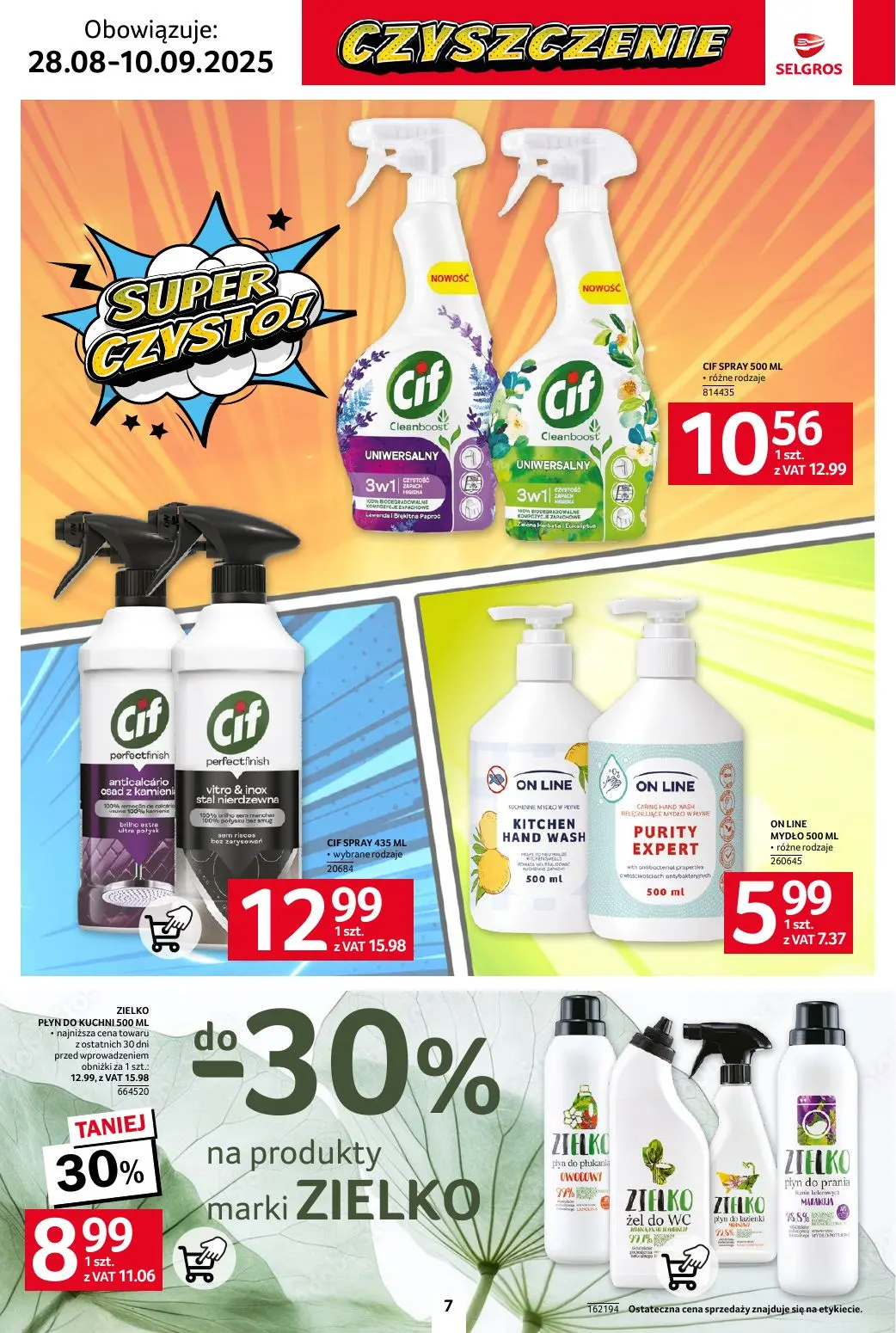 gazetka promocyjna SELGROS Katalog Sprzątanie - Strona 7