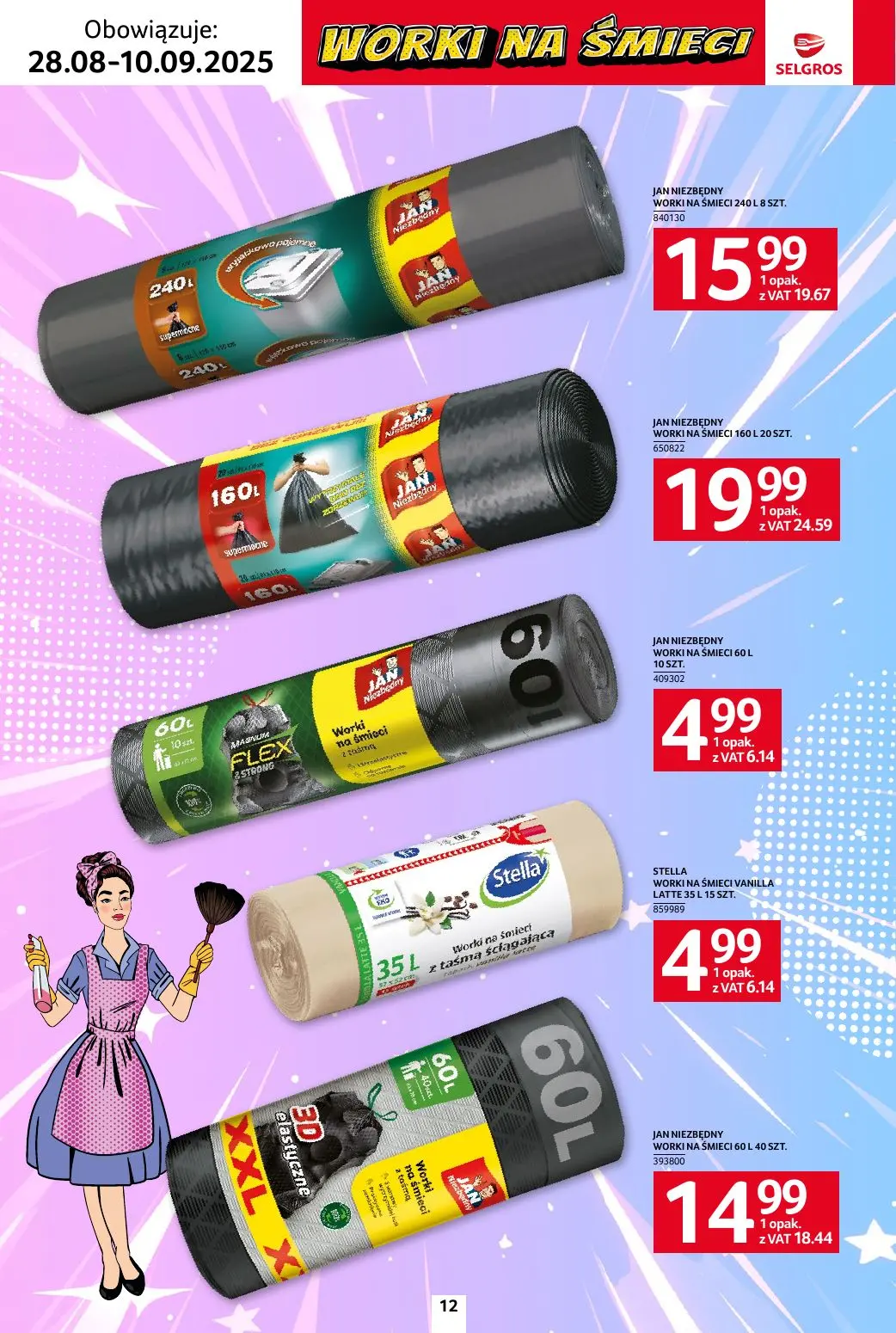 gazetka promocyjna SELGROS Katalog Sprzątanie - Strona 12