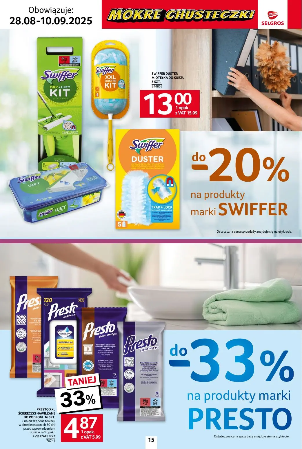 gazetka promocyjna SELGROS Katalog Sprzątanie - Strona 15