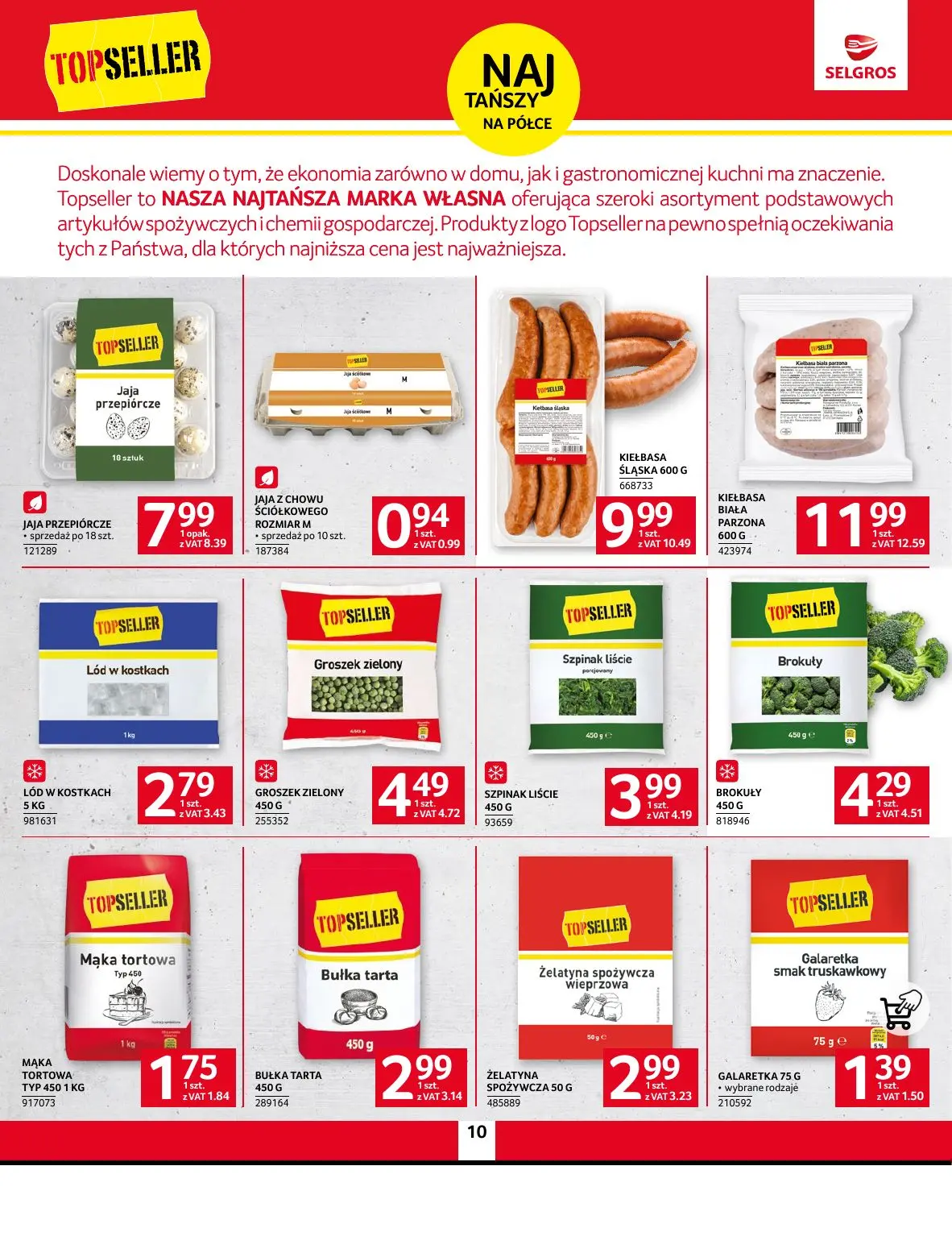 gazetka promocyjna SELGROS Oferta Spożywcza - Strona 10