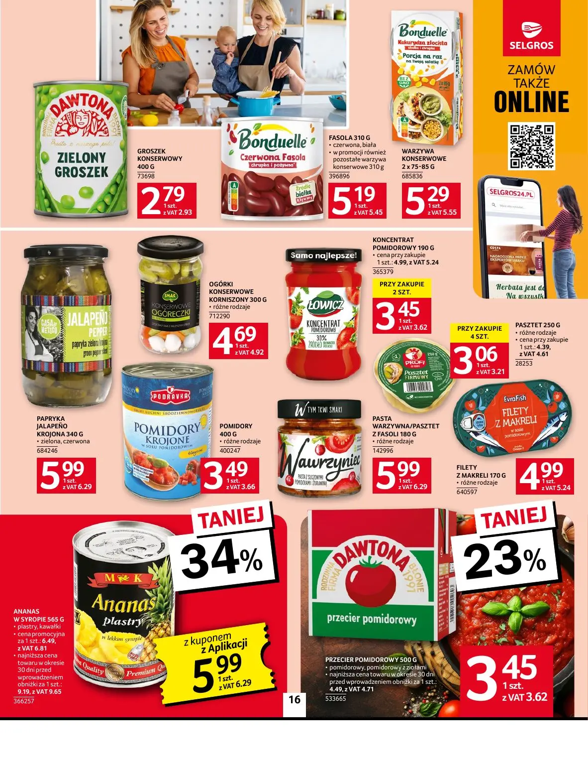 gazetka promocyjna SELGROS Oferta Spożywcza - Strona 16