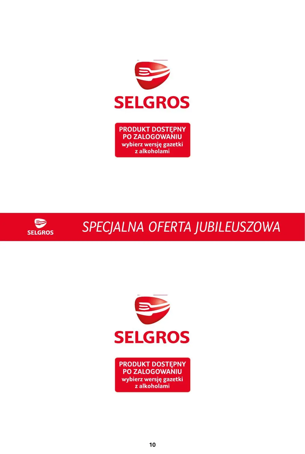 gazetka promocyjna SELGROS Specjalna Oferta Jubileuszowa - Strona 10