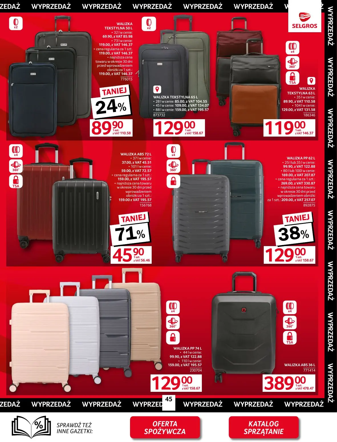 gazetka promocyjna SELGROS Oferta Przemysłowa
 - Strona 47