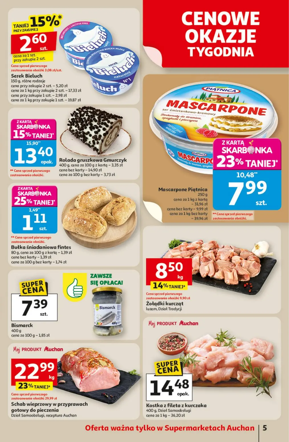 gazetka promocyjna Auchan Supermarket Odlotowe ceny - Strona 5