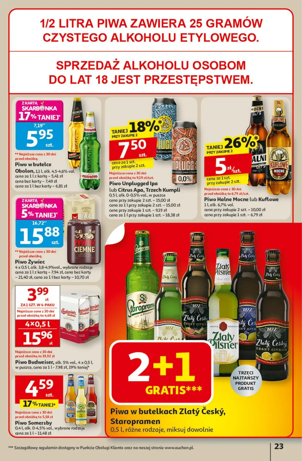 gazetka promocyjna Auchan Odlotowe ceny - Strona 23