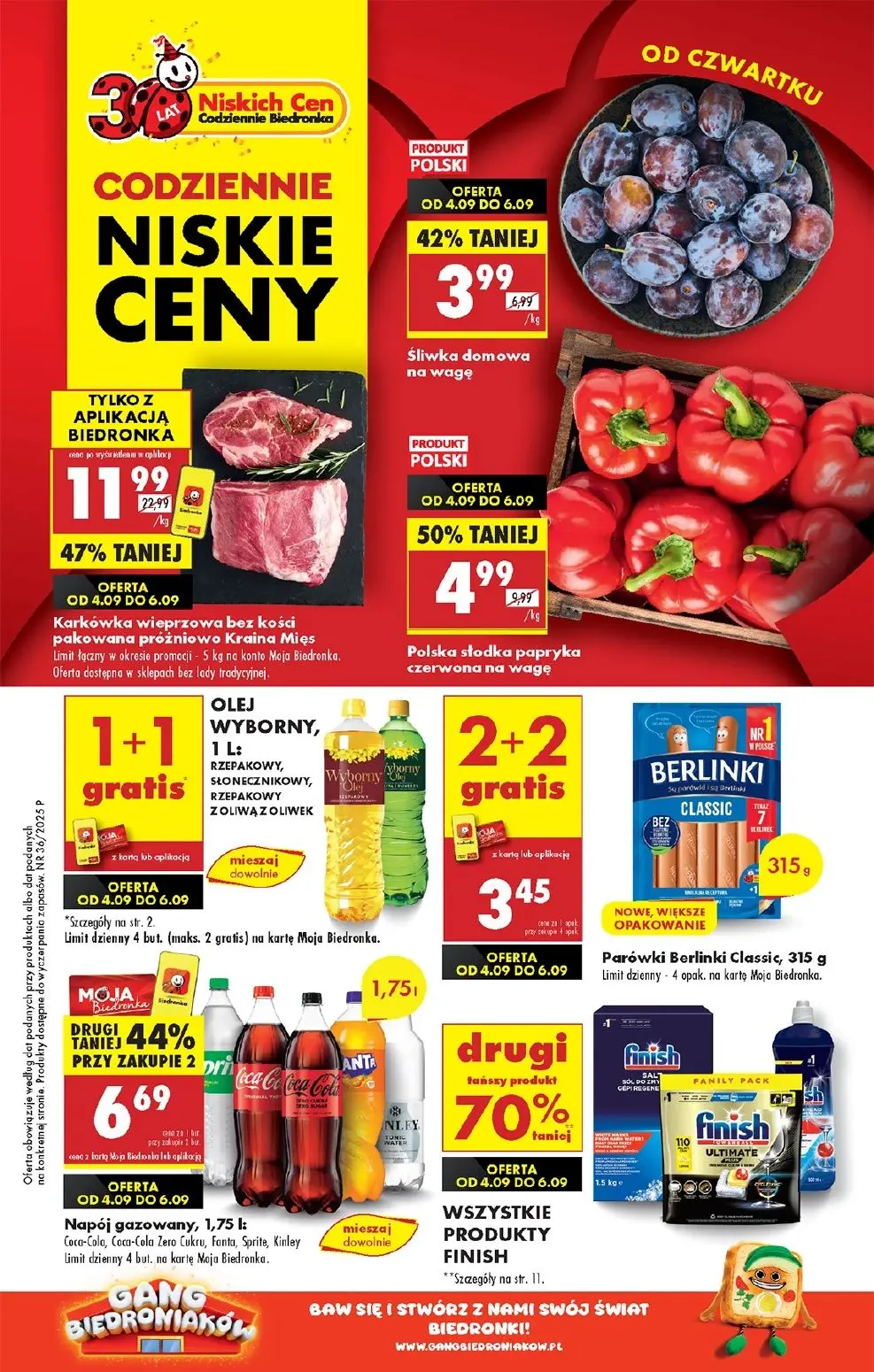 gazetka promocyjna Biedronka Od czwartku - Strona 1