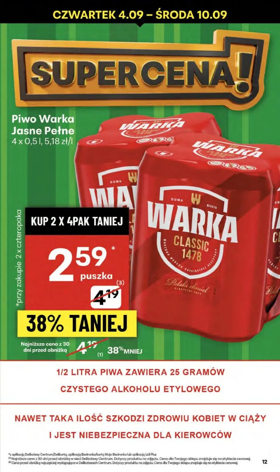 gazetka promocyjna Delikatesy Centrum Od czwartku - Strona 12