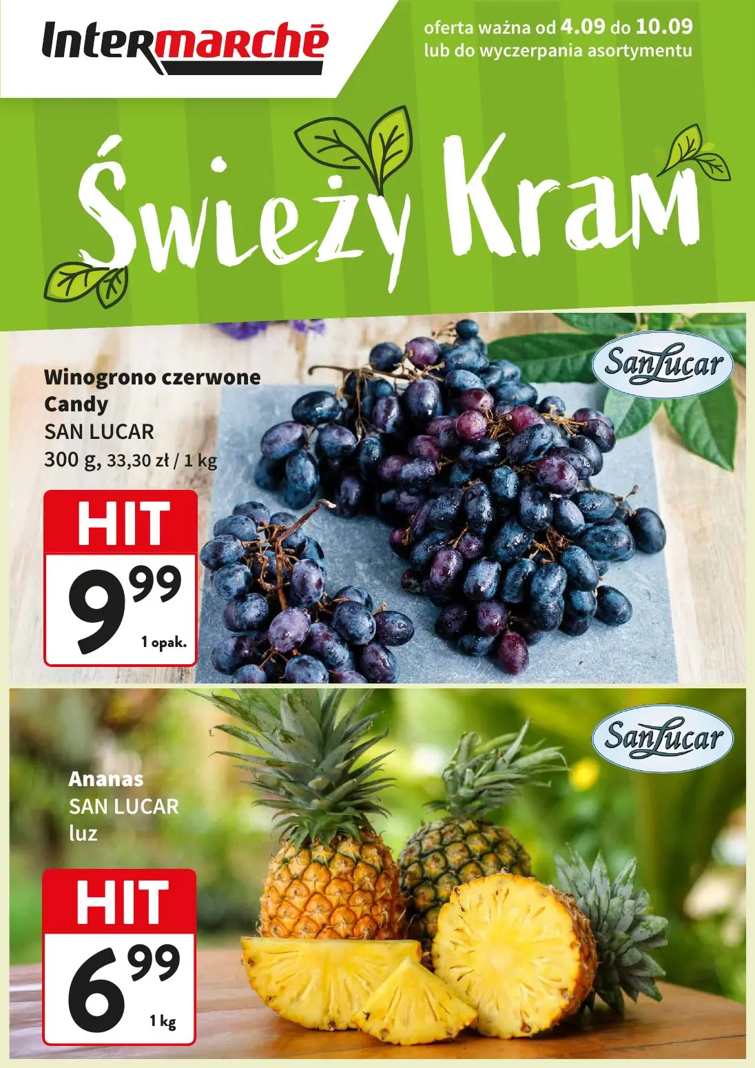 gazetka promocyjna Intermarche Świeży Kram - Strona 1