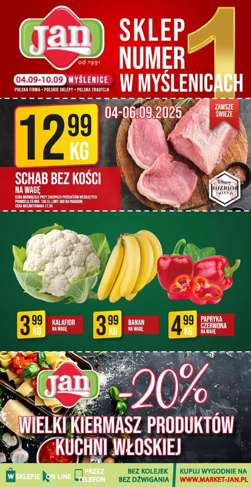 gazetka promocyjna Jan Myślenice - Strona 1