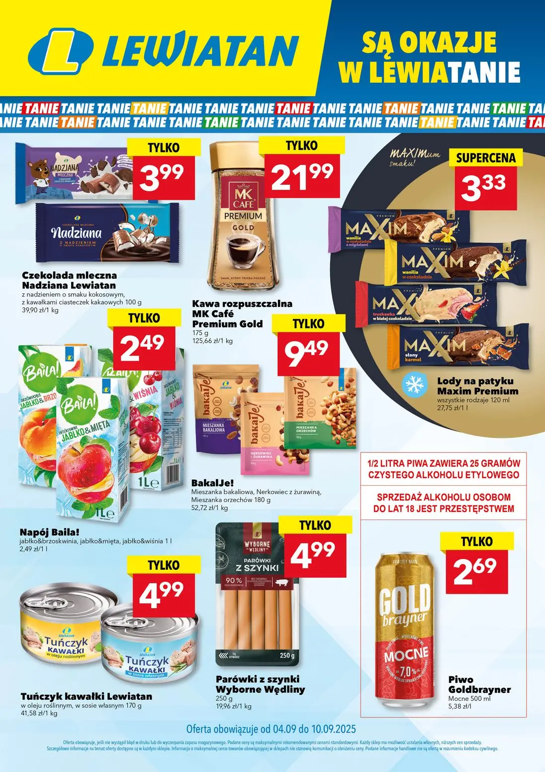 gazetka promocyjna LEWIATAN Są okazje w Lewiatanie - Strona 1