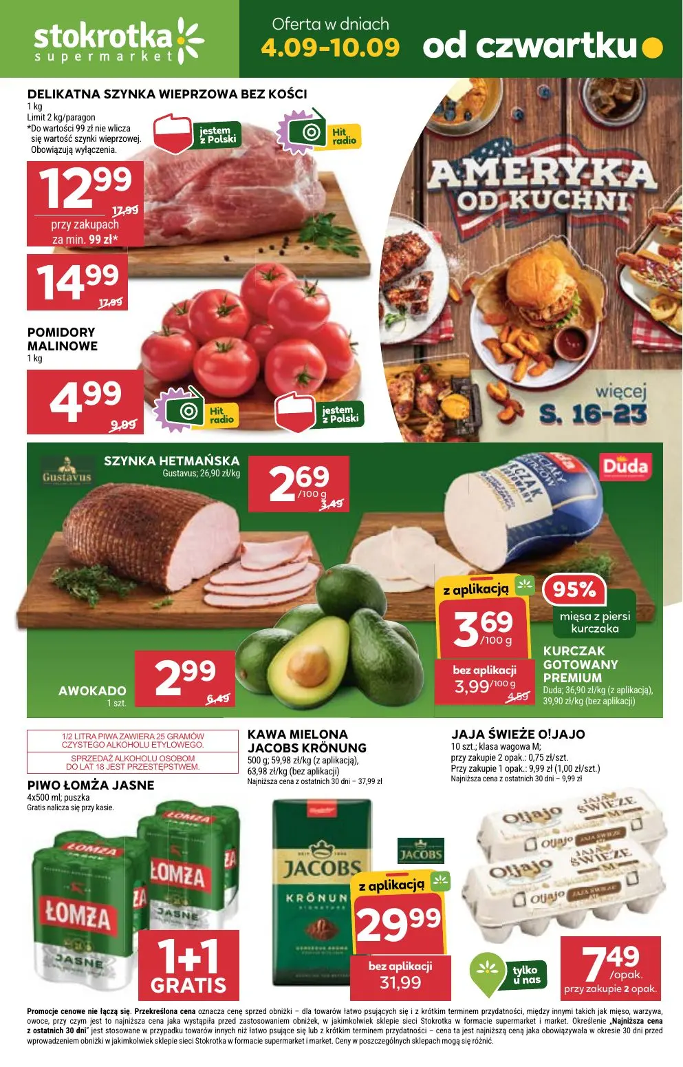 gazetka promocyjna Stokrotka Supermarket Od czwartku - Strona 1