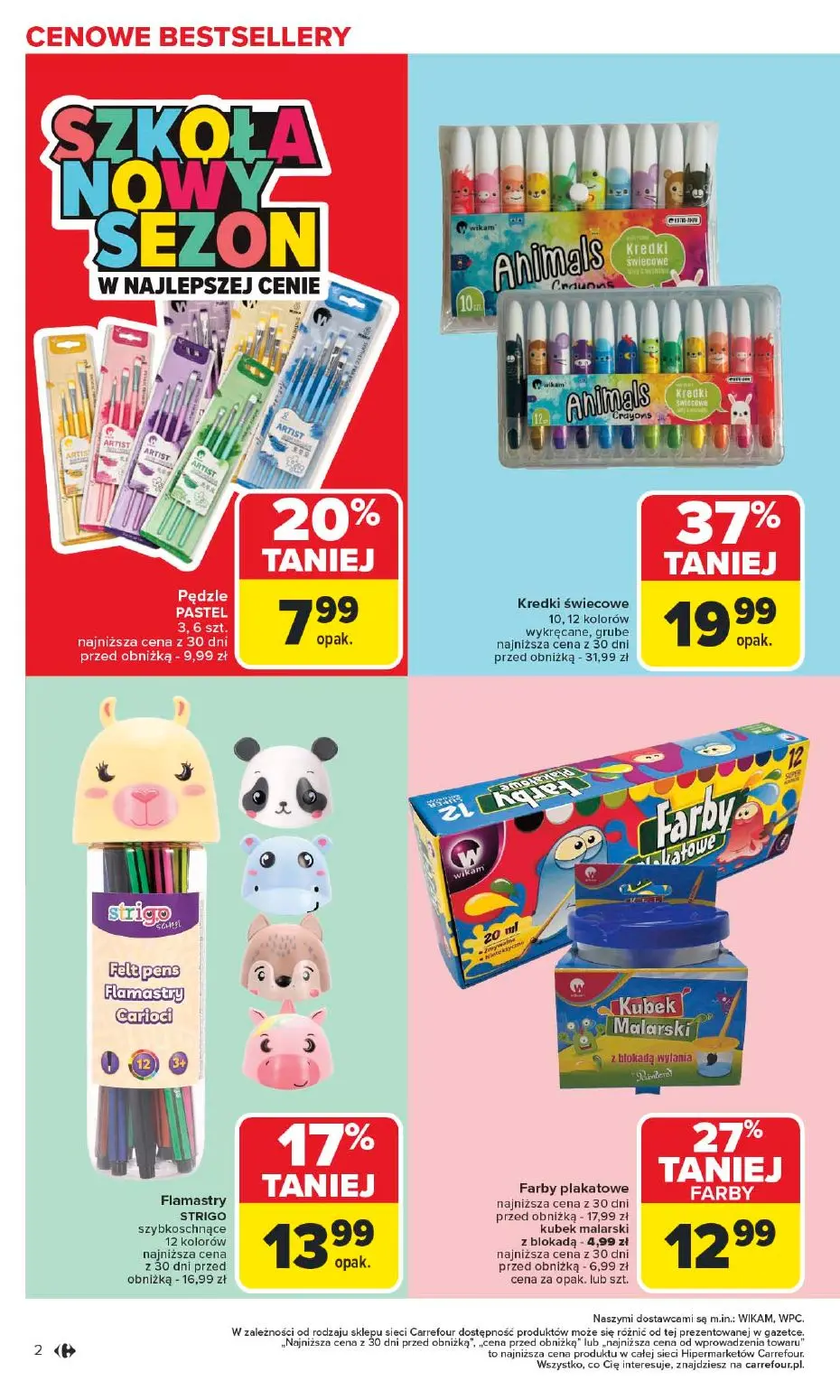 gazetka promocyjna Carrefour Szkoła nowy sezon - Strona 2