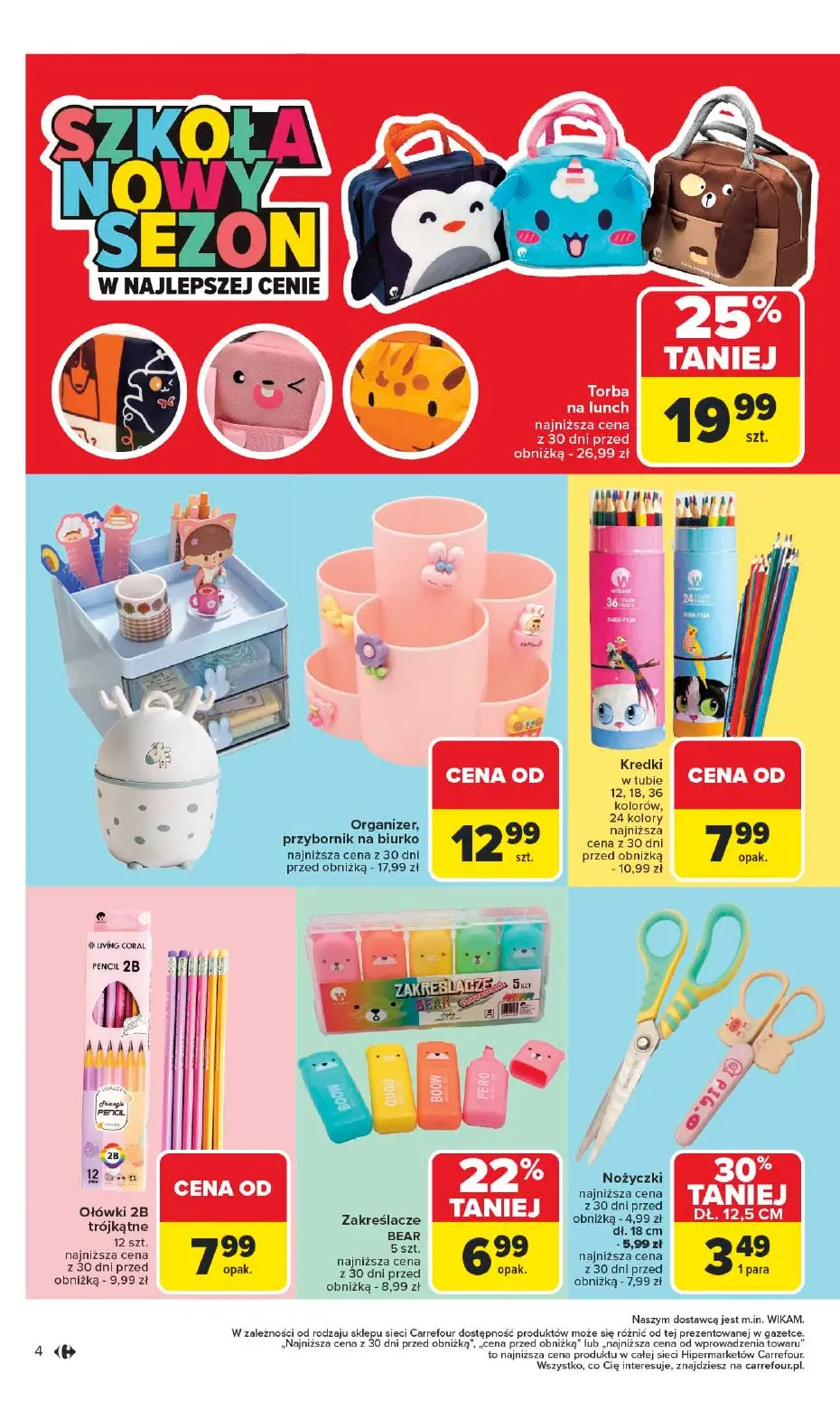 gazetka promocyjna Carrefour Szkoła nowy sezon - Strona 4