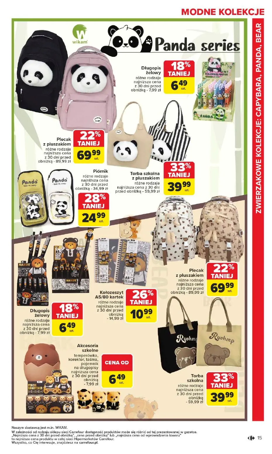 gazetka promocyjna Carrefour Szkoła nowy sezon - Strona 15