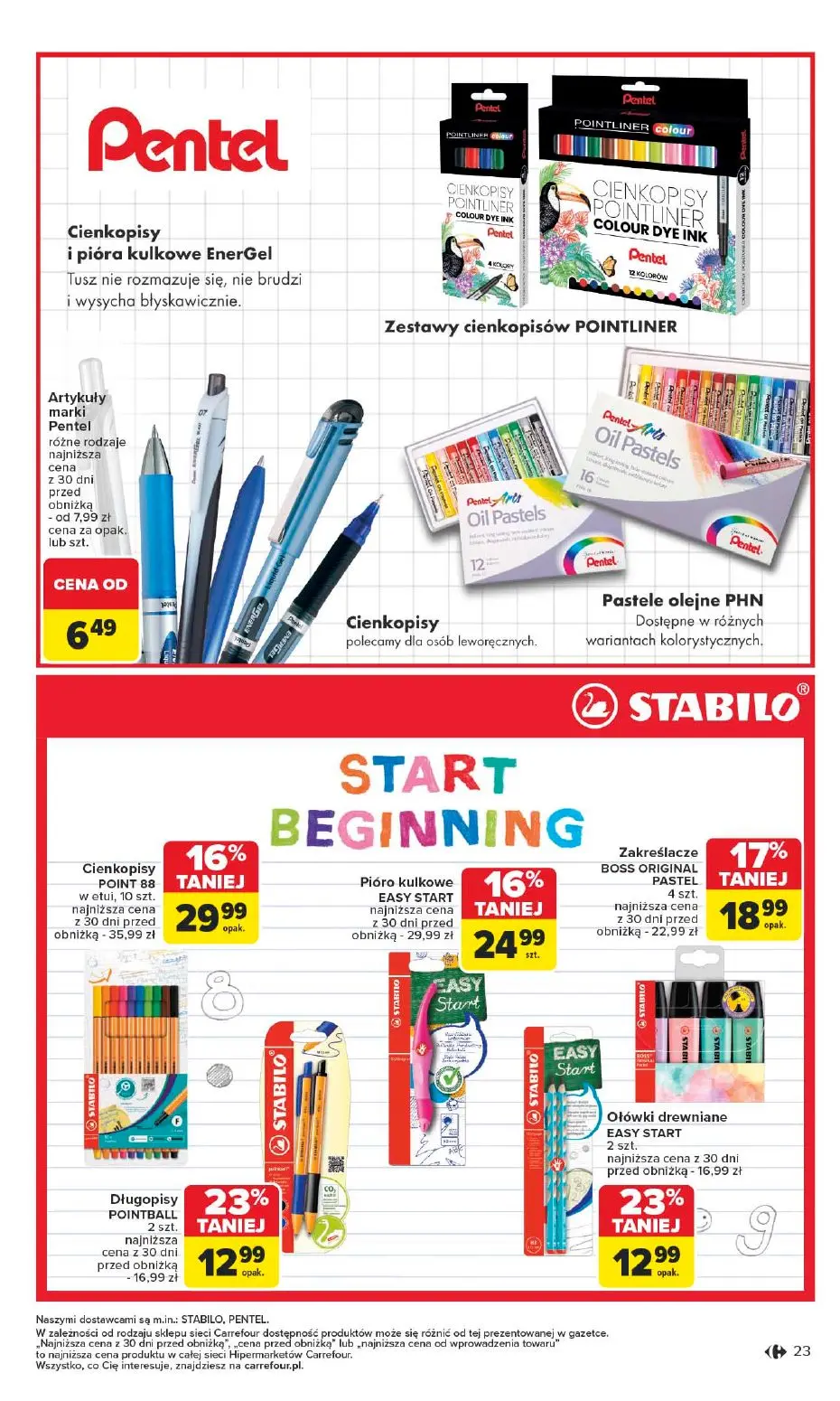 gazetka promocyjna Carrefour Szkoła nowy sezon - Strona 23