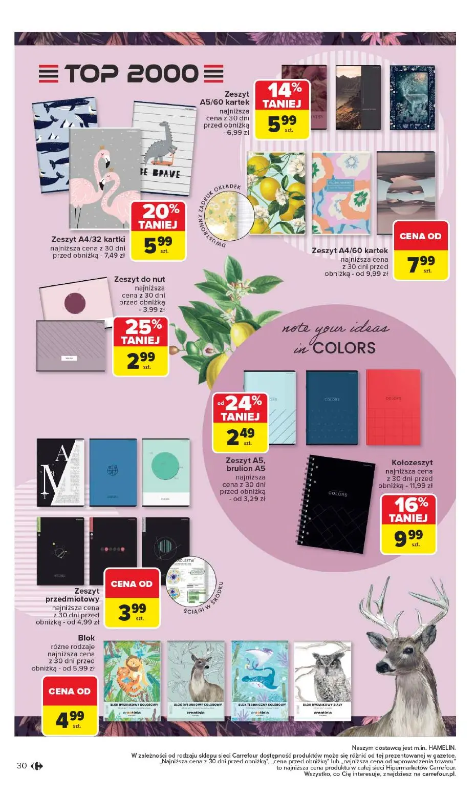 gazetka promocyjna Carrefour Szkoła nowy sezon - Strona 30