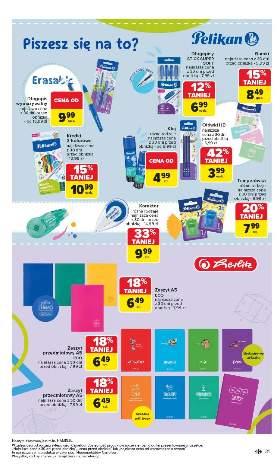 gazetka promocyjna Carrefour Szkoła nowy sezon - Strona 31