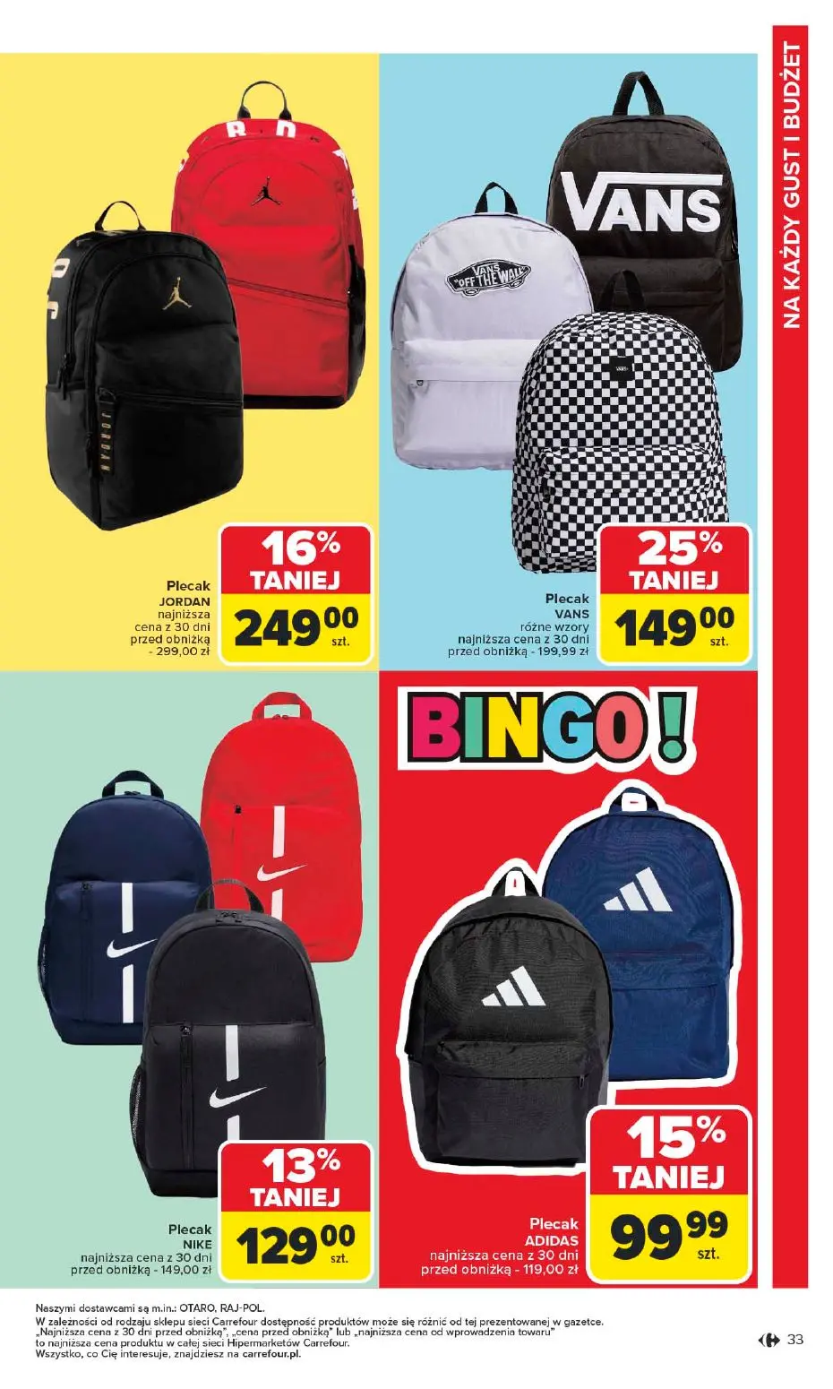 gazetka promocyjna Carrefour Szkoła nowy sezon - Strona 33