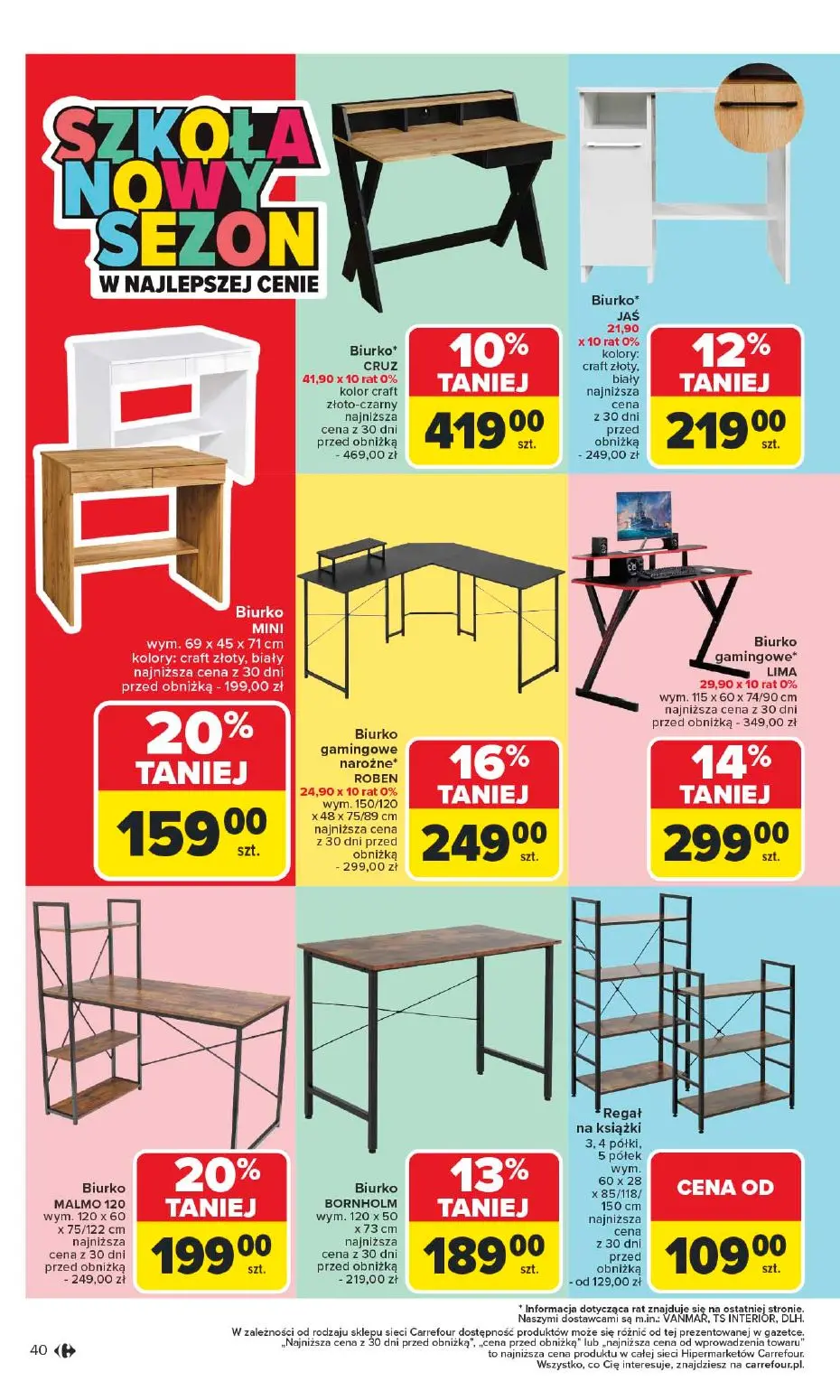 gazetka promocyjna Carrefour Szkoła nowy sezon - Strona 40